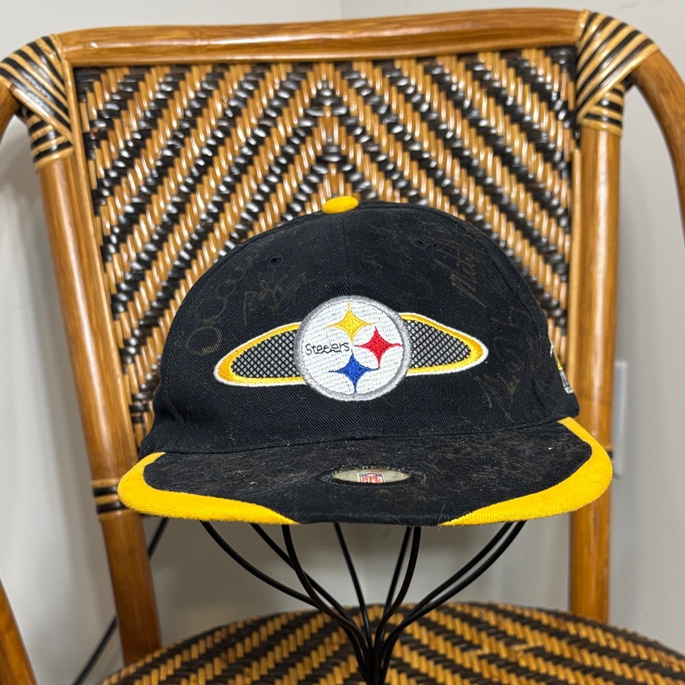 Vintage Sports Specialties Pittsburgh Steelers Hat Signatures